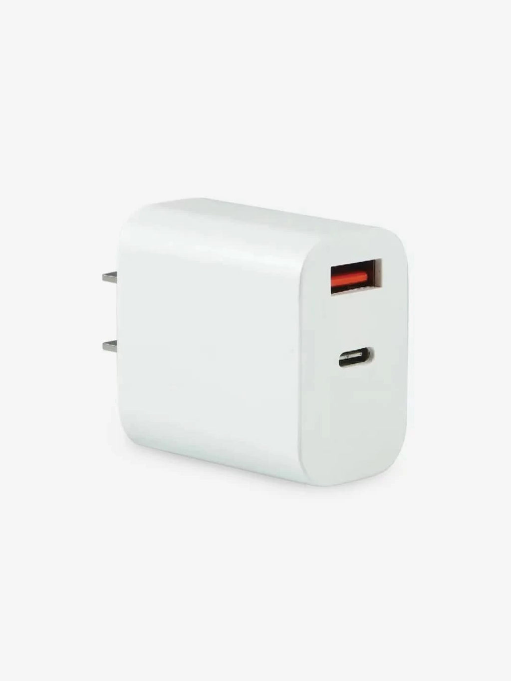 Dual Port USB-C + USB-A Wall Charger - Clear Quartz Market