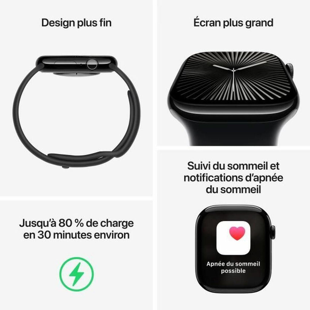 Smartwatch Apple Apple Watch Series 10 46 mm 1,95" Grey Ø 46 mm - Clear Quartz Market