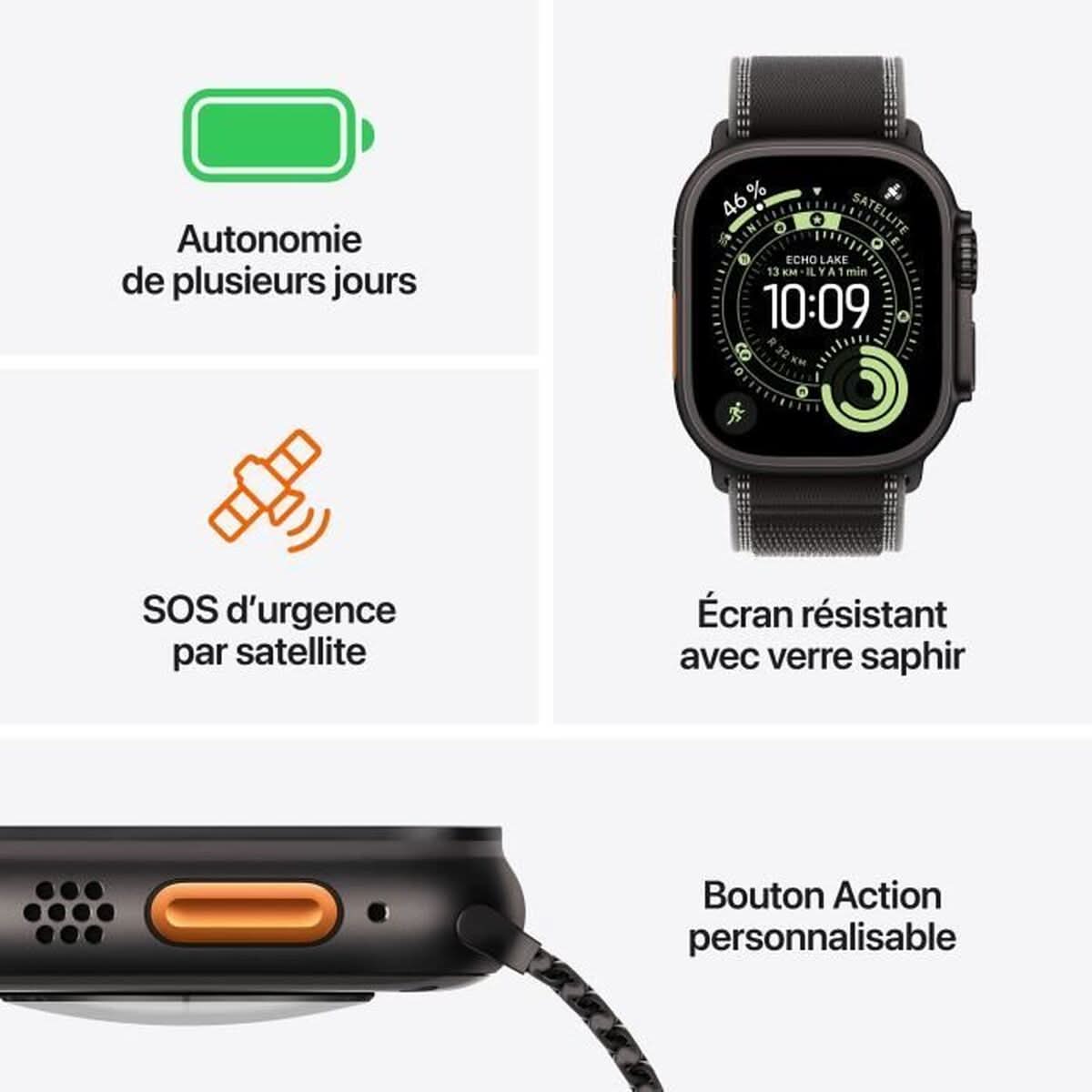 Smartwatch Apple Black 49 mm-4