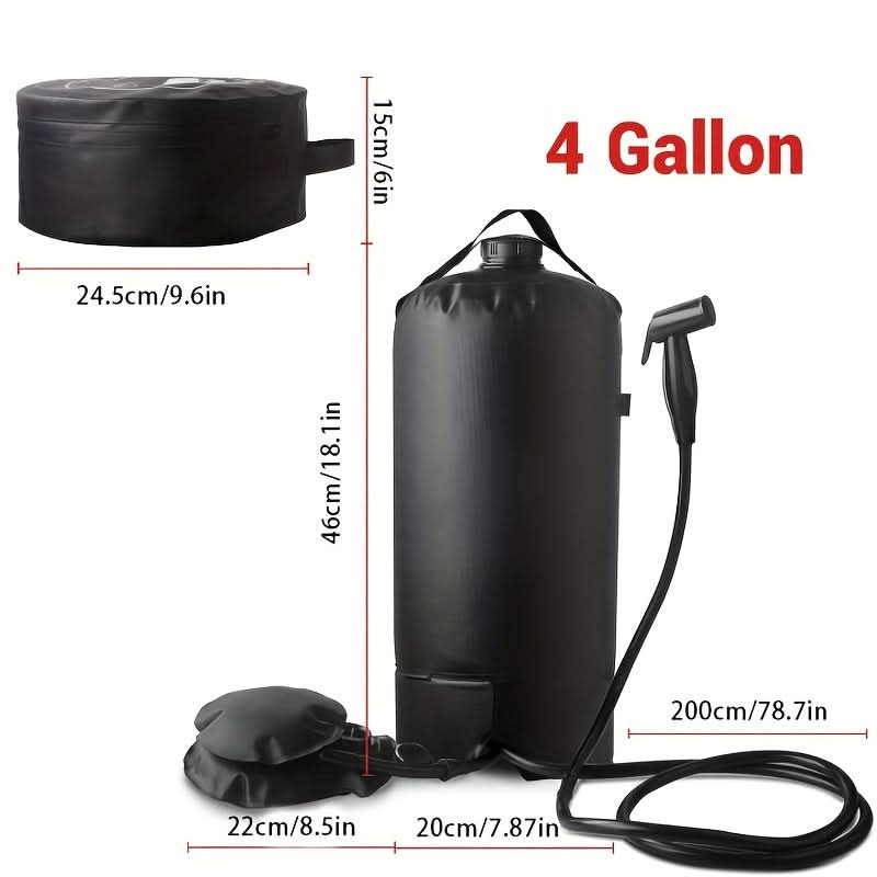 Shower Bag with Pump & Nozzle
