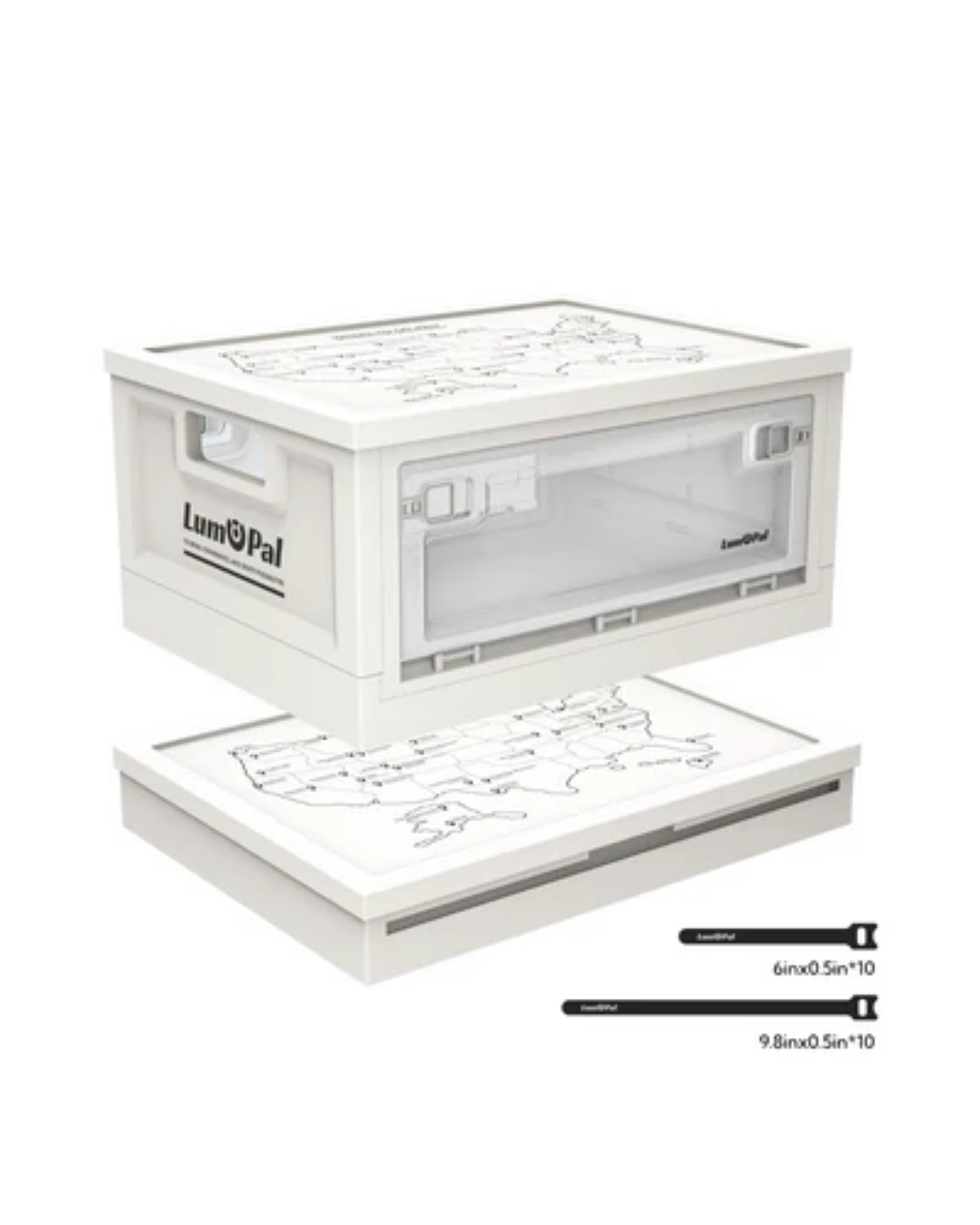 Lum box  47qt Storage Box