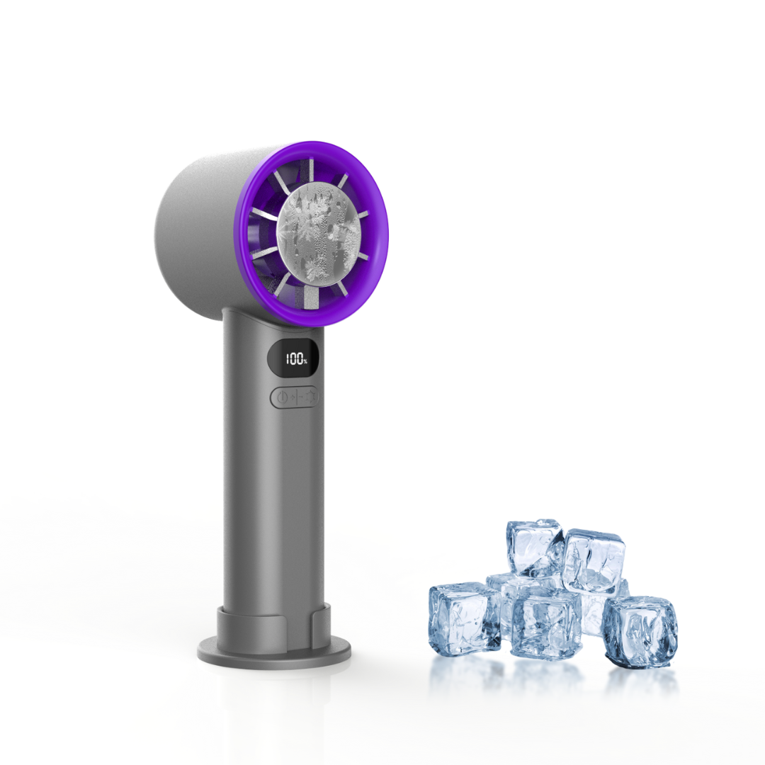 Jabees FrostOne Handheld Turbo Fan with Cooling Plate