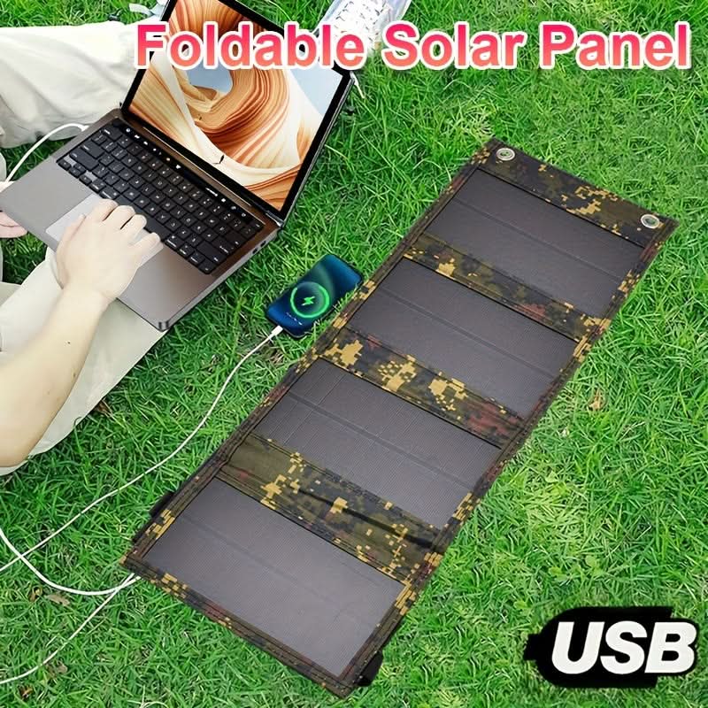 Portable Foldable Camouflage Solar Panel Charger-2