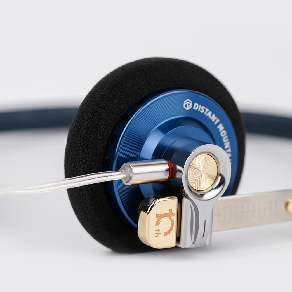 ROSESELSA Distant Mountain 10th Anniversary Edition 40mm DD HIFI On-Ear Headphone Outdoor Classic Retro Headset with RZ-200m DAC