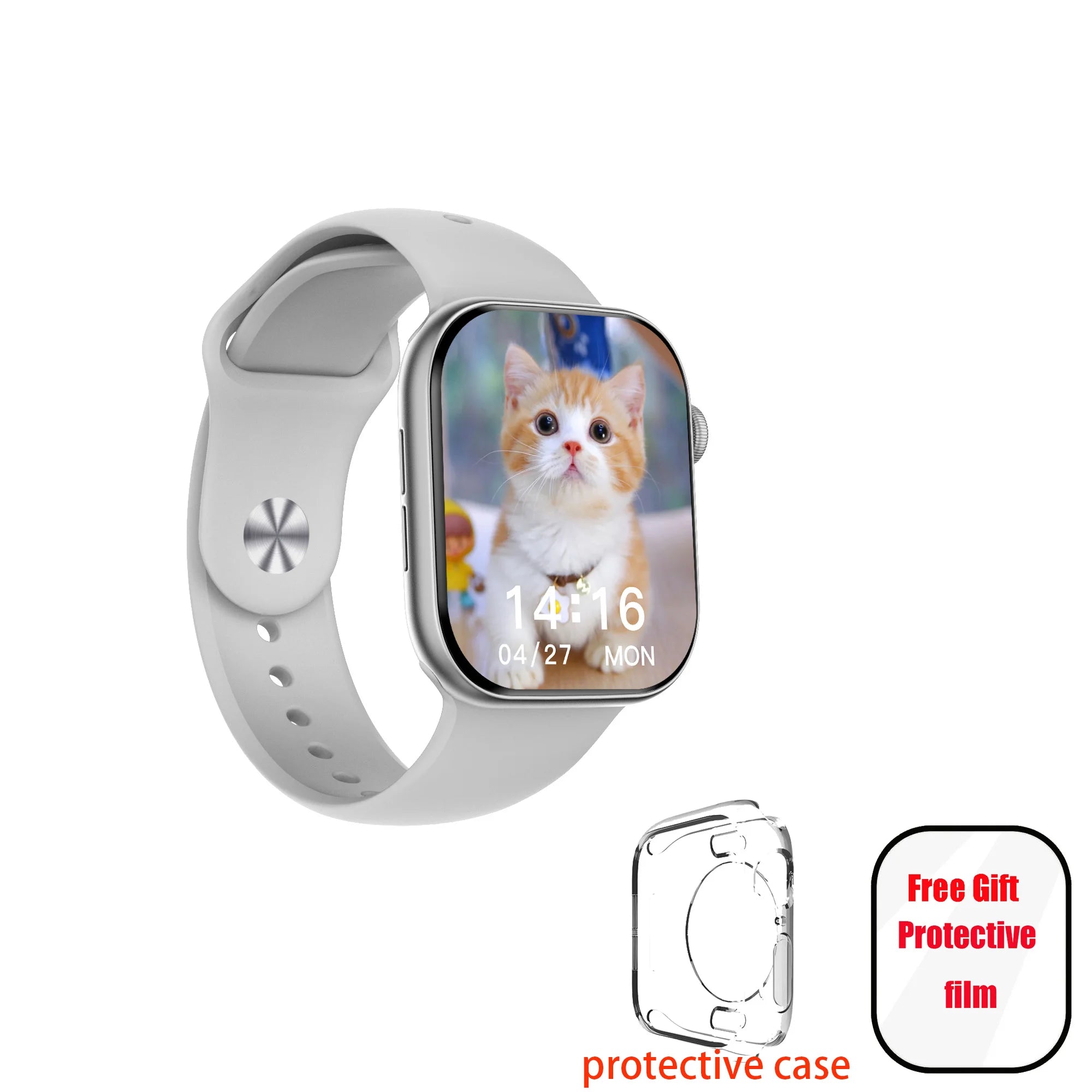 DT Watch Smart Watch X Series 10 AMOLED 46mm 4GB ROM TWS NFC Compass BT Call ChatGPT Sport Smartwatch Men Women For Android Ios