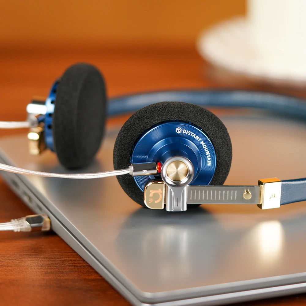 ROSESELSA Distant Mountain 10th Anniversary Edition 40mm DD HIFI On-Ear Headphone Outdoor Classic Retro Headset with RZ-200m DAC