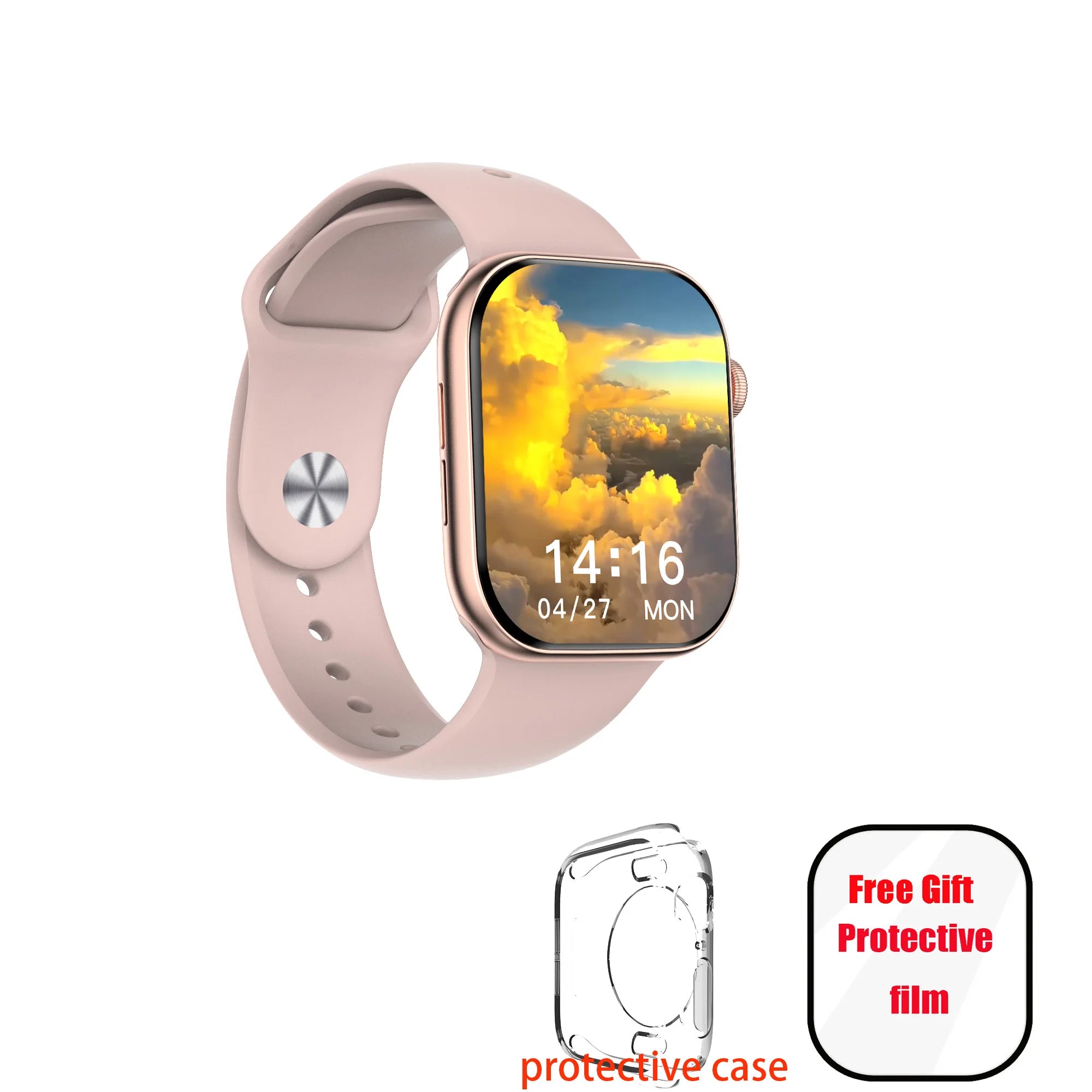 DT Watch Smart Watch X Series 10 AMOLED 46mm 4GB ROM TWS NFC Compass BT Call ChatGPT Sport Smartwatch Men Women For Android Ios