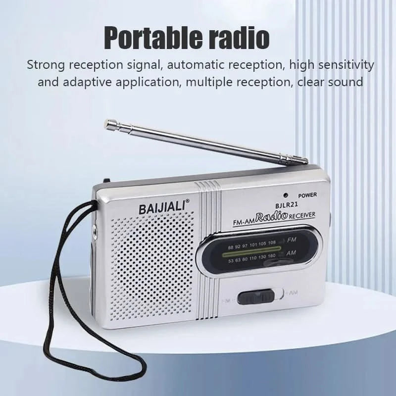 BC-R21 Mini AM/FM Portable Radio