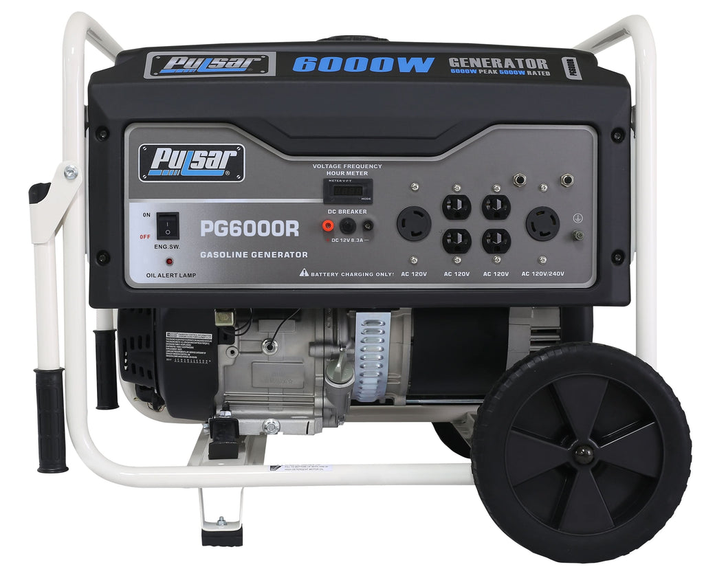 Pulsar 6000-Watt Gas Power Portable Generator (CARB)