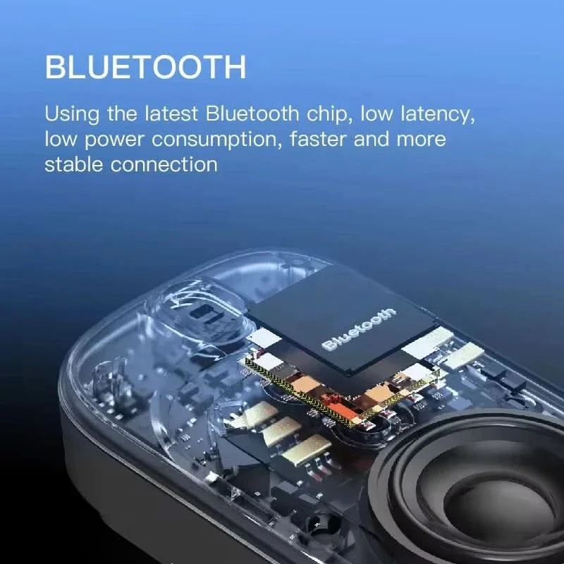 Portable Mini Bluetooth Speaker with Waterproof (Black) - Clear Quartz Market