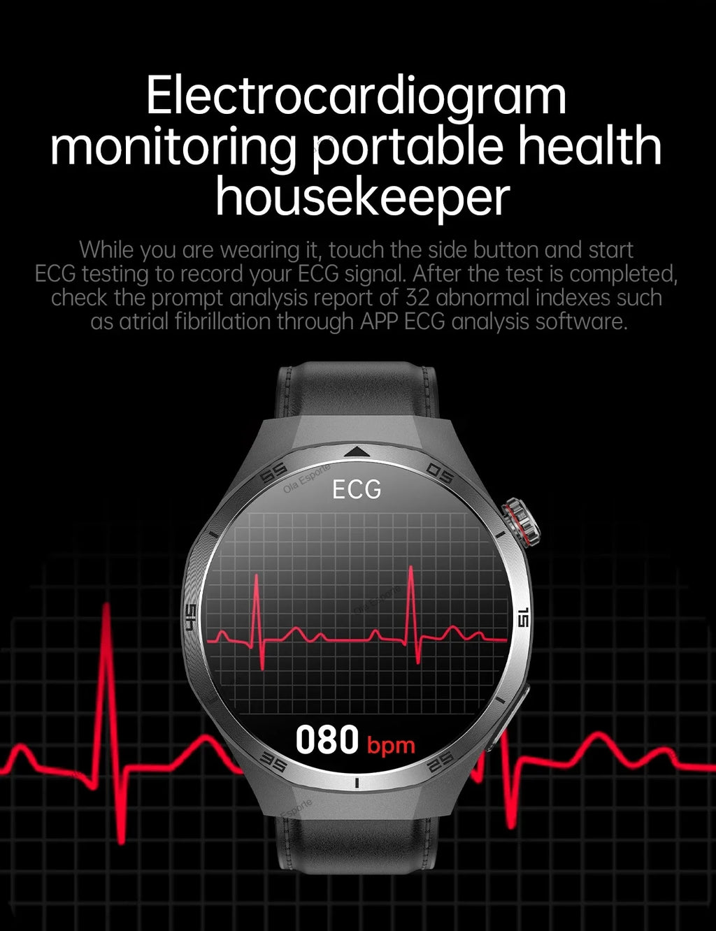 2025 New For Android ios Smart Watch Men HD AMOLED Screen GPS Motion trajectory Heart Rate Bluetooth Calls SmartWatch Waterproof