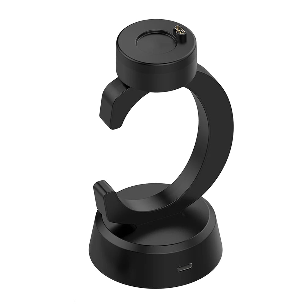 Charger for Garmin Fenix 8 Charging Dock Fenix E/7/ 6 Plus/ 5 Pro, Vivoactive 6/ 4s, Instinct 2X/ 3 Solar, Venu Sq Music/ 3/ 3S - Clear Quartz Market