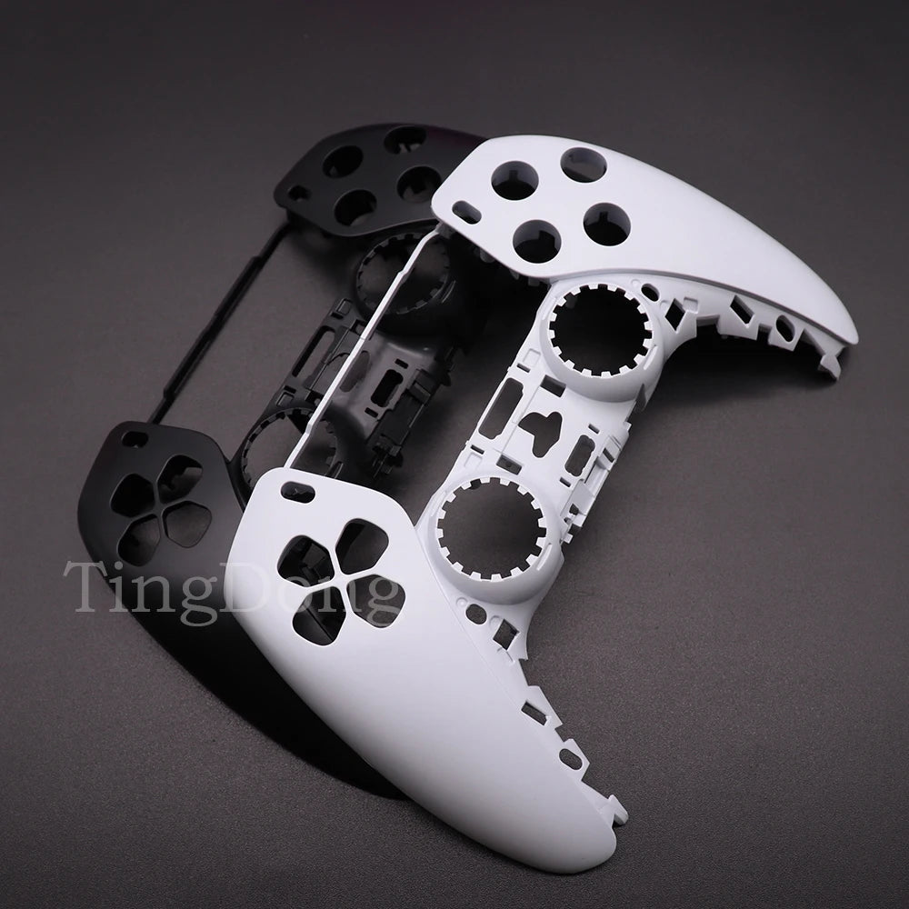 Housing Shell Back Cover Case For PS5 V1 V2 Controller Replacement Black White Front Cover Case