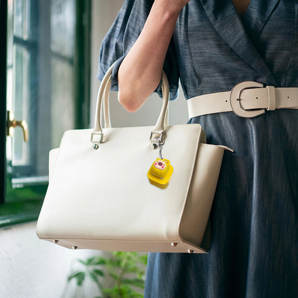 Animal Keyboard Fidget Toy with Sound Light Decompression Toys Keyboard Clicker Keychain for Adults Stress Relief Sensory Toy