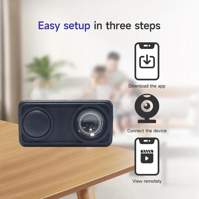 2025 Security Camera 4K Mini WiFi Monitor wireless smart Remote Motion Detecting Surveillance safety Protection Indoor detection