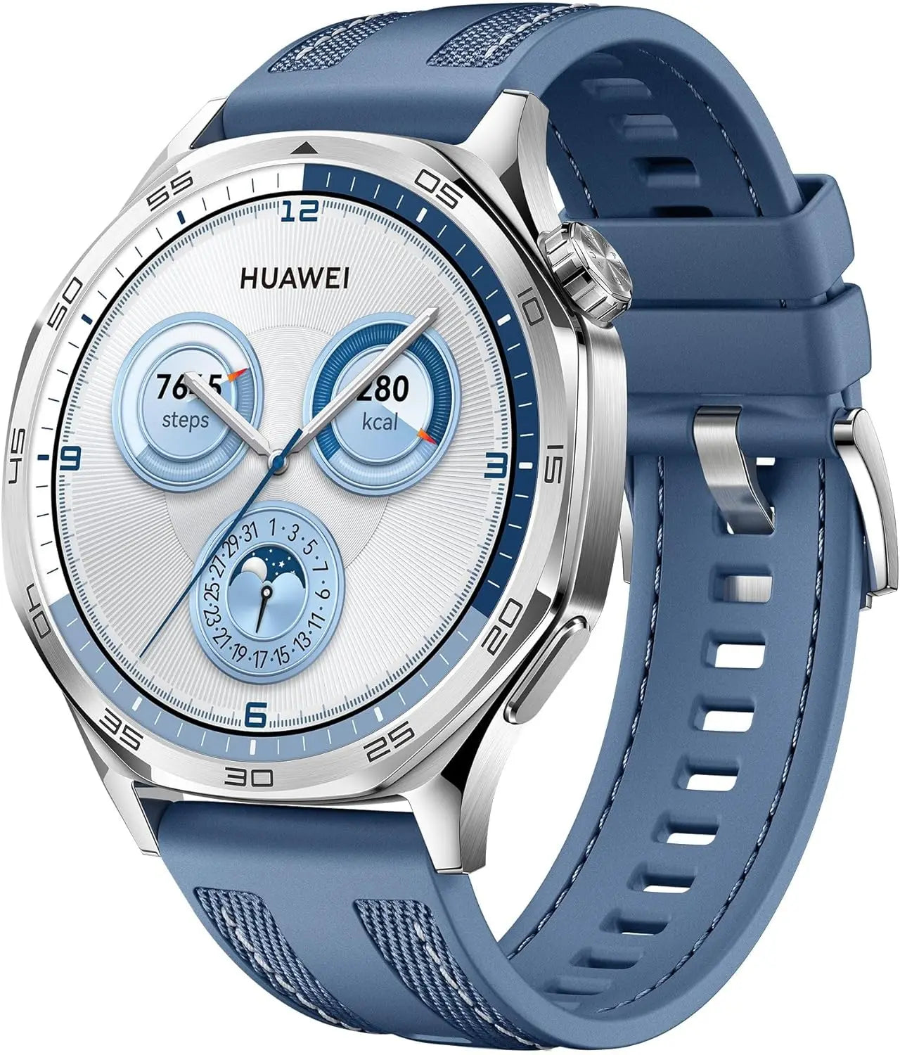 HUAWEI Watch GT 5 46mm Smartwatch, up to 14 Days Battery Life, All New Running and Cycling Sports Smart Watch, Sharp Edged Desig - Clear Quartz Market