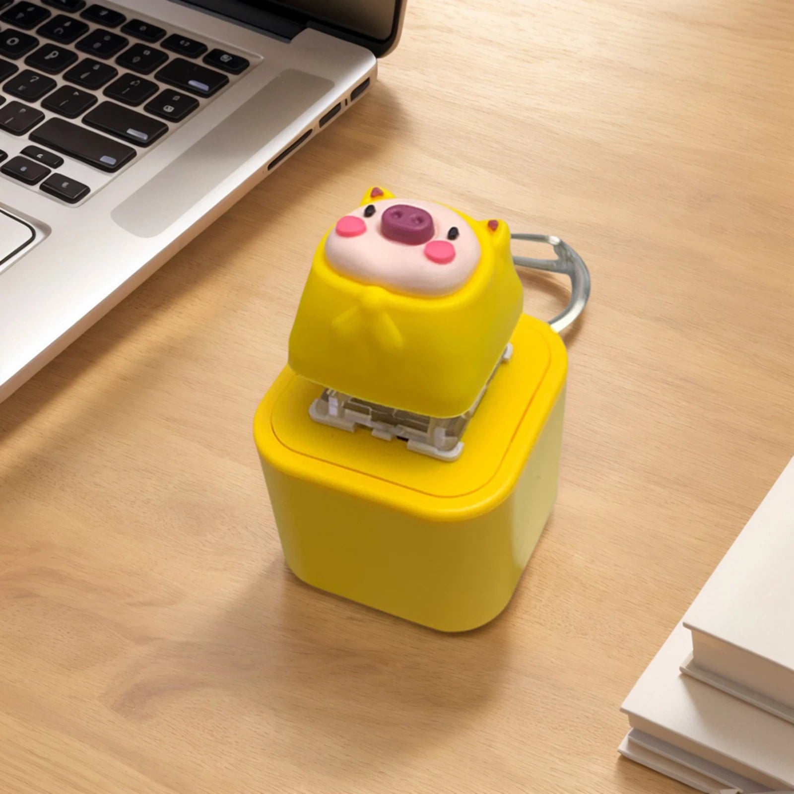 Animal Keyboard Fidget Toy with Sound Light Decompression Toys Keyboard Clicker Keychain for Adults Stress Relief Sensory Toy