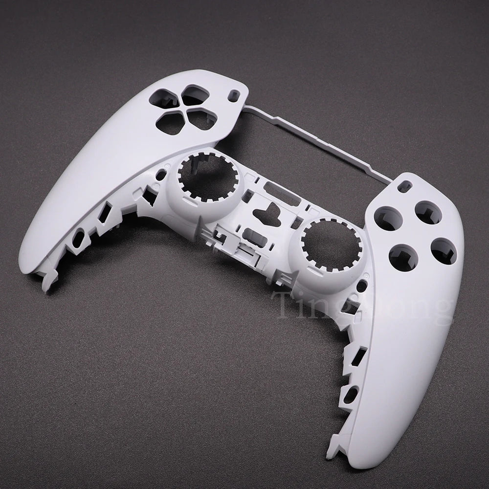 Housing Shell Back Cover Case For PS5 V1 V2 Controller Replacement Black White Front Cover Case
