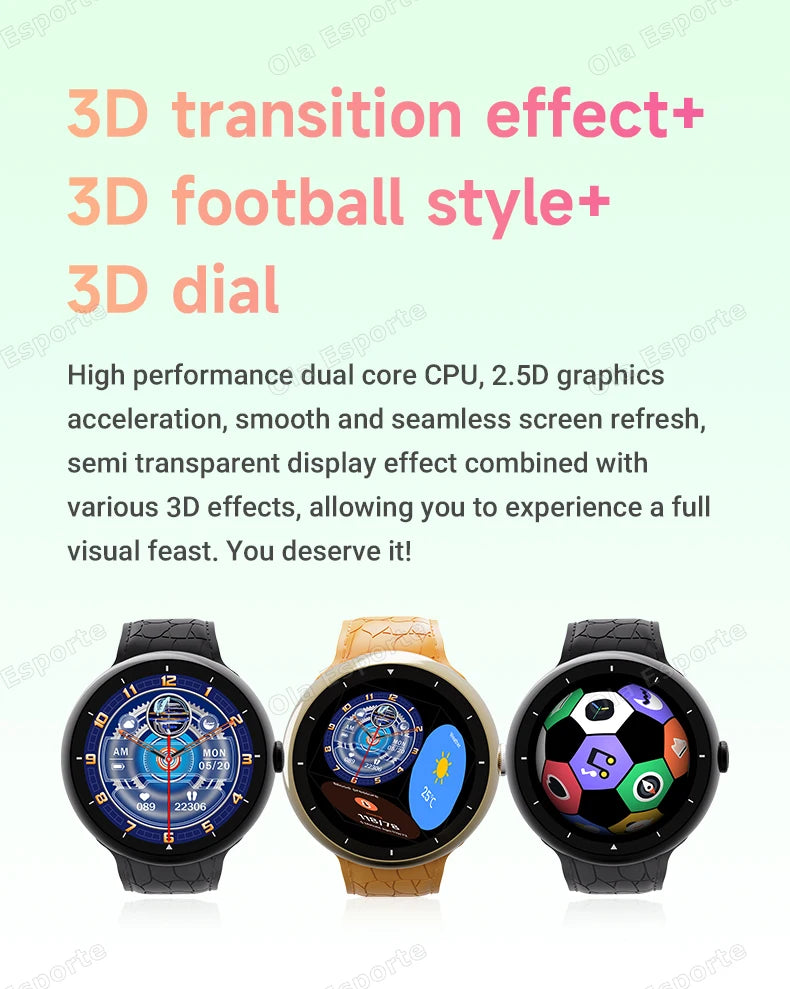 New Smart Watch Women AMOLED Screen Bluetooth Call NFC GPS Tracker Compass Sport Watches Fitness Clock Men Smartwatch Waterproof