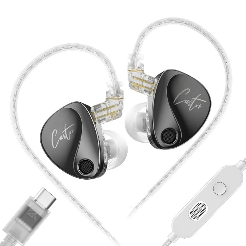 KZ Castor Wired In-Ear Earphones Dynamic Drivers High-end Bass Gaming Earphone