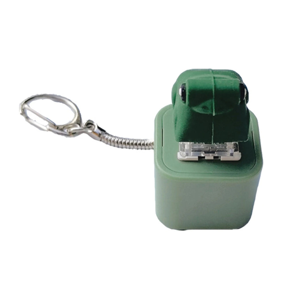 Animal Keyboard Fidget Toy with Sound Light Decompression Toys Keyboard Clicker Keychain for Adults Stress Relief Sensory Toy