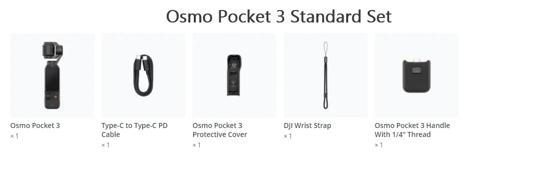 DJI Osmo Pocket 3 Vlogging Camera with 1'' CMOS&4K/120fps Video Face/Object Tracking 2" Rotatable Touchscreen Small Video Camera