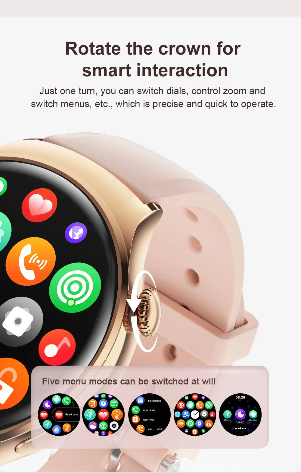 2025 New Xiaomi SmartWatch HD AMOLED Screen NFC Heart Rate Bluetooth Call Custom Dial Lady Sports Watch