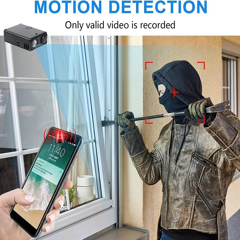 2025 Security Camera 4K Mini WiFi Monitor wireless smart Remote Motion Detecting Surveillance safety Protection Indoor detection