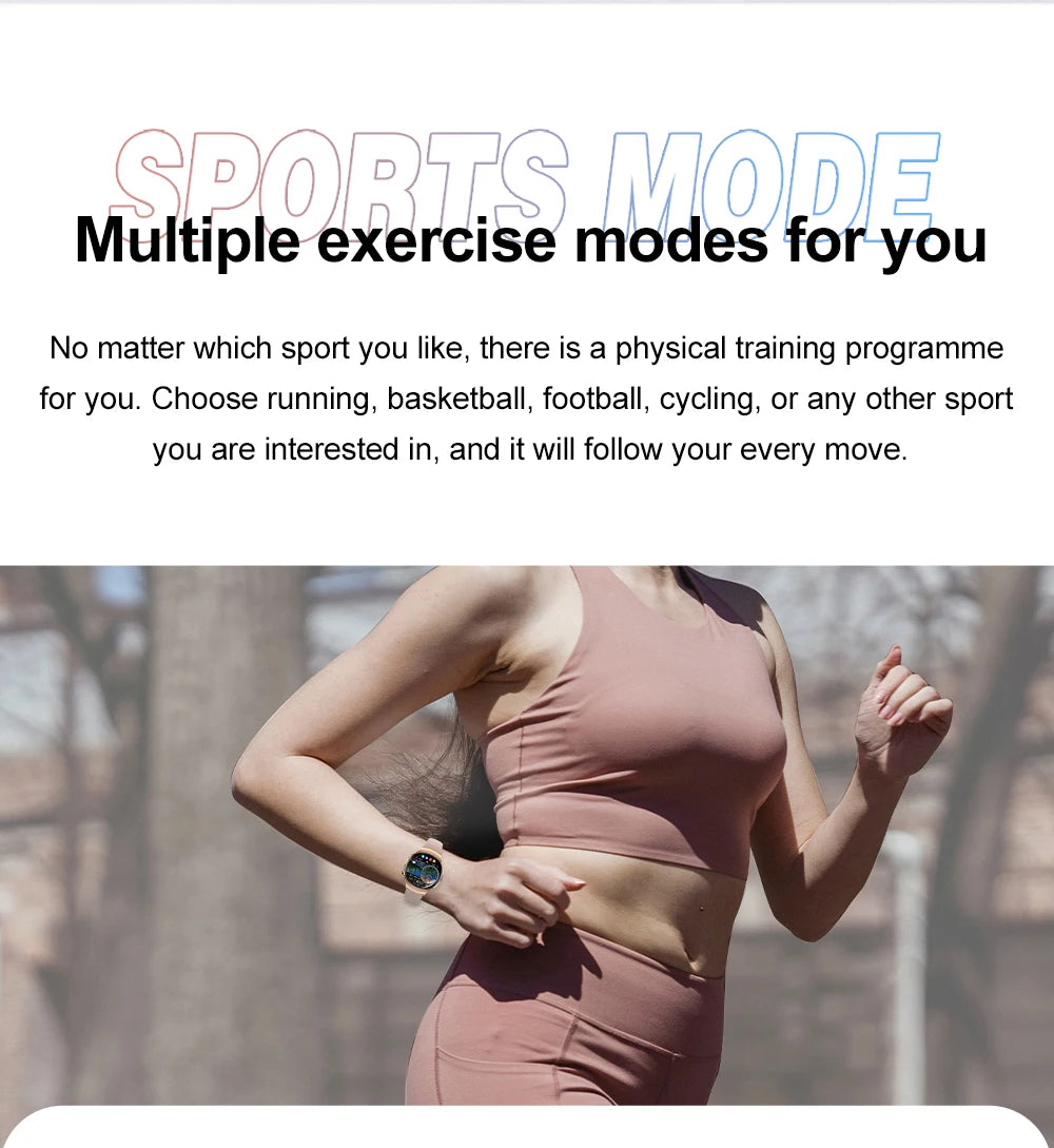 2025 New Xiaomi SmartWatch HD AMOLED Screen NFC Heart Rate Bluetooth Call Custom Dial Lady Sports Watch