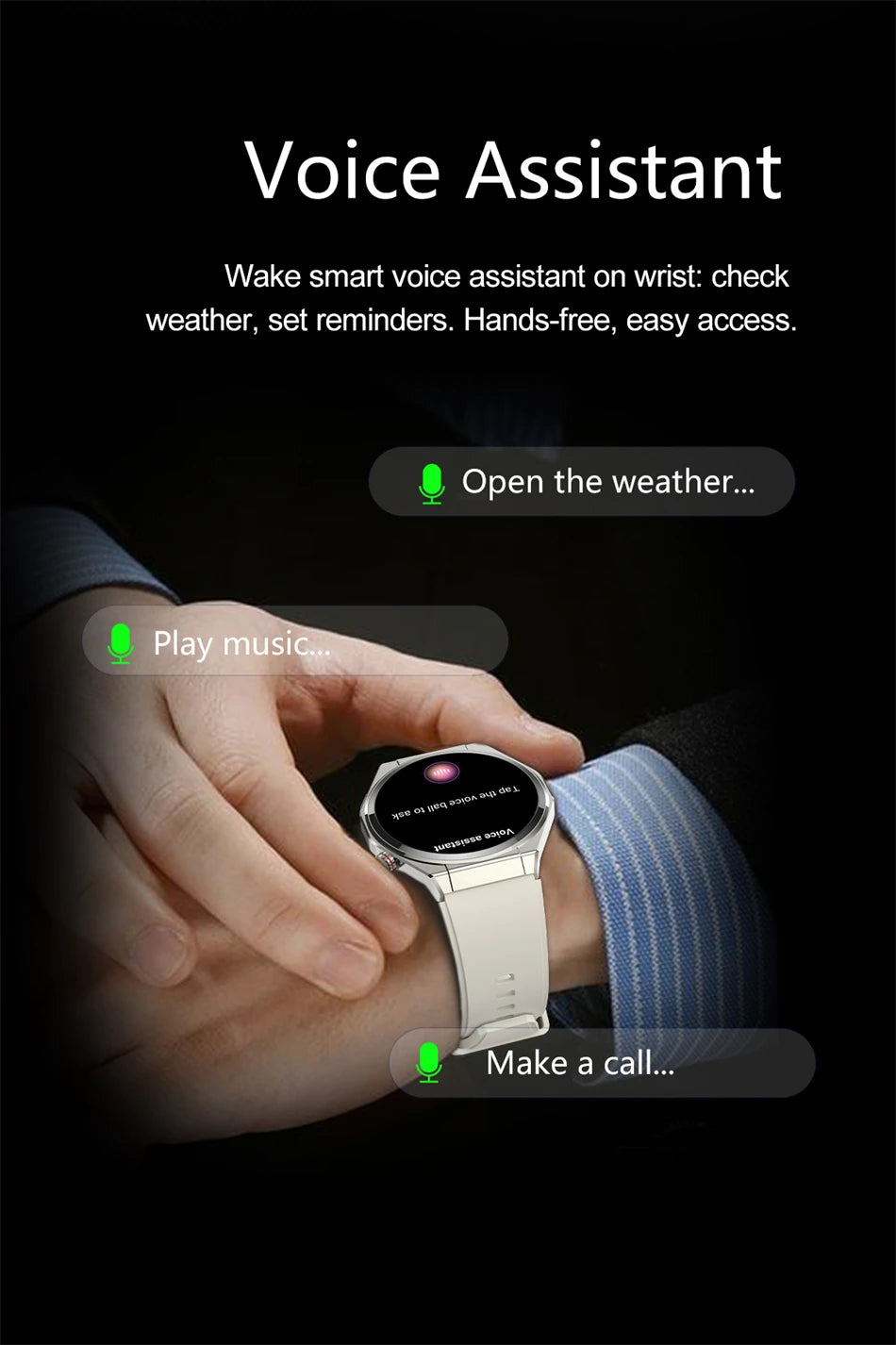 New Ultra Thin Smart Watch Men HD AMOLED 150+Sports NFC GPS Track IP68 Waterproof Health Monitor Bluetooth Call Smartwatch Woman