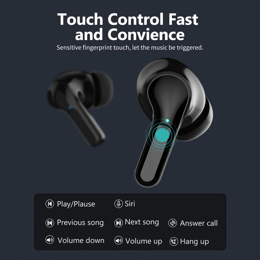 BLAST! i17 TWS ENC Earphones Noise Cancellation Wireless Headphones Bluetooth 5.3 Digital Display Wireless Sports ENC headset