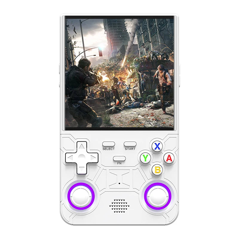 Emeka New R36 Ultra Retro Video Player 4.0-inch IPS Screen Linux System Handheld Portable Game Console 64GB/128GB Newly Upgraded
