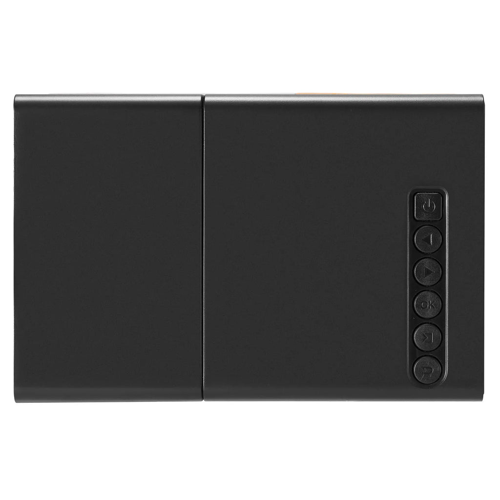 Manual Compact Projector 1080P Adjustable Auto Keystone Correction LED Movie Projector with Stereo Speaker Remote Control