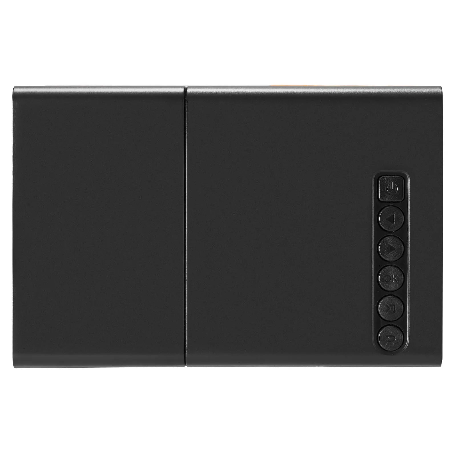 Manual Compact Projector 1080P Adjustable Auto Keystone Correction LED Movie Projector with Stereo Speaker Remote Control