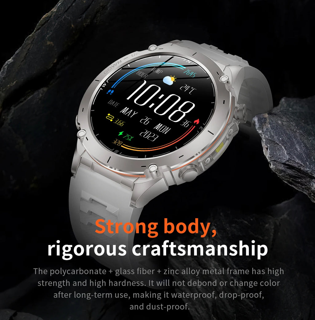 2025 For Huawei Stratos 4 GPS Smartwatch 1.43"AMOLED HD Screen Compass Barometric Altimeter Flashlight Voice Calling Smart Watch