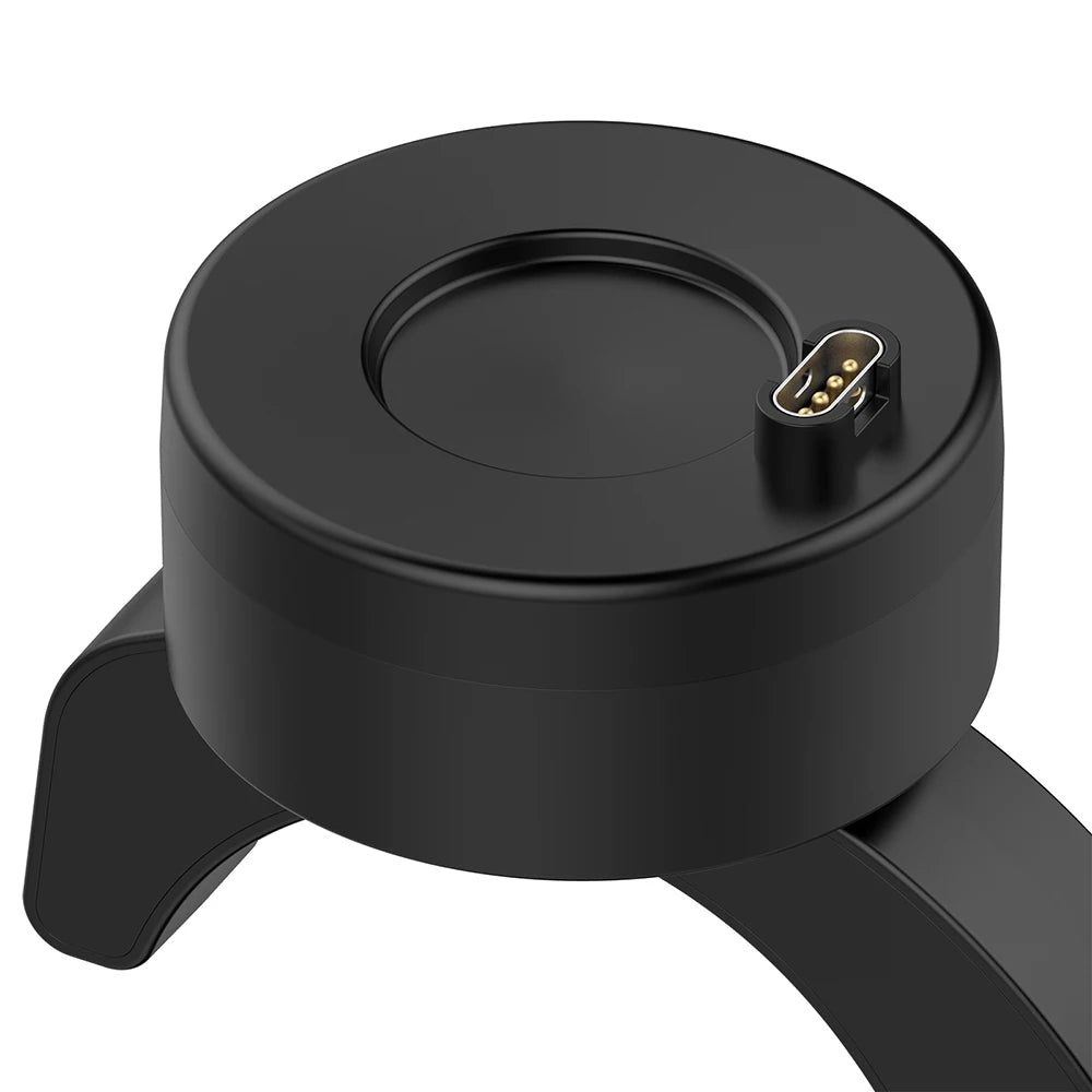 Charger for Garmin Fenix 8 Charging Dock Fenix E/7/ 6 Plus/ 5 Pro, Vivoactive 6/ 4s, Instinct 2X/ 3 Solar, Venu Sq Music/ 3/ 3S - Clear Quartz Market