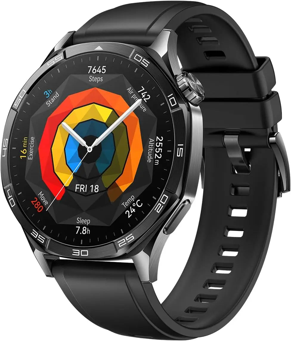 HUAWEI Watch GT 5 46mm Smartwatch, up to 14 Days Battery Life, All New Running and Cycling Sports Smart Watch, Sharp Edged Desig - Clear Quartz Market