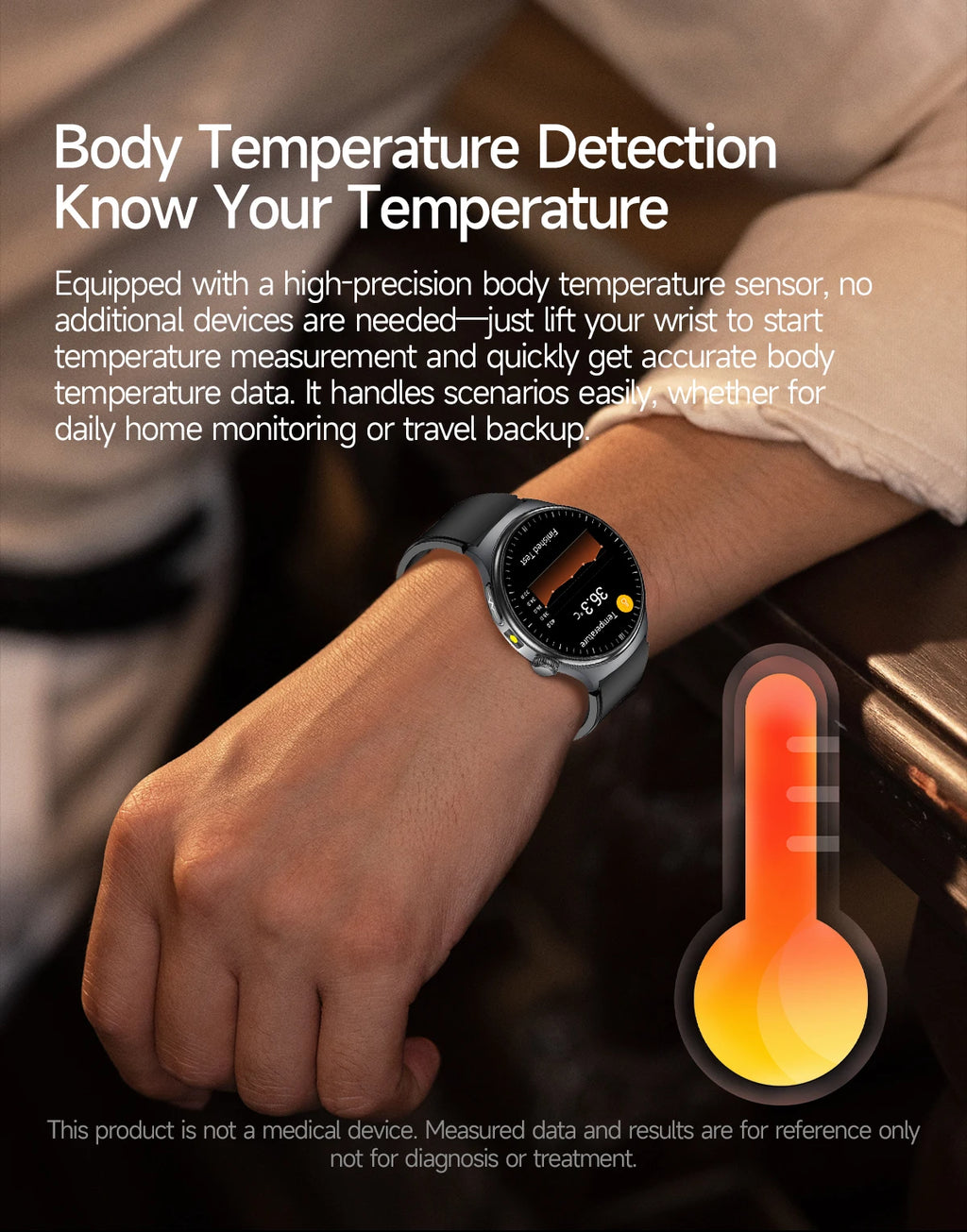 2025New Micro Physical Examination Smart Watch For Men Uric Acid Body Fat Five Organ Health Watches Bluetooth Call SmartBracelet