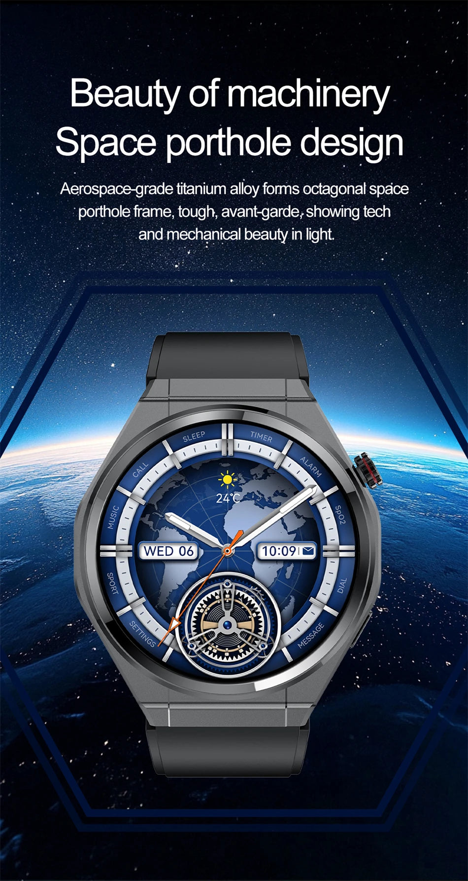 New Ultra Thin Smart Watch Men HD AMOLED 150+Sports NFC GPS Track IP68 Waterproof Health Monitor Bluetooth Call Smartwatch Woman