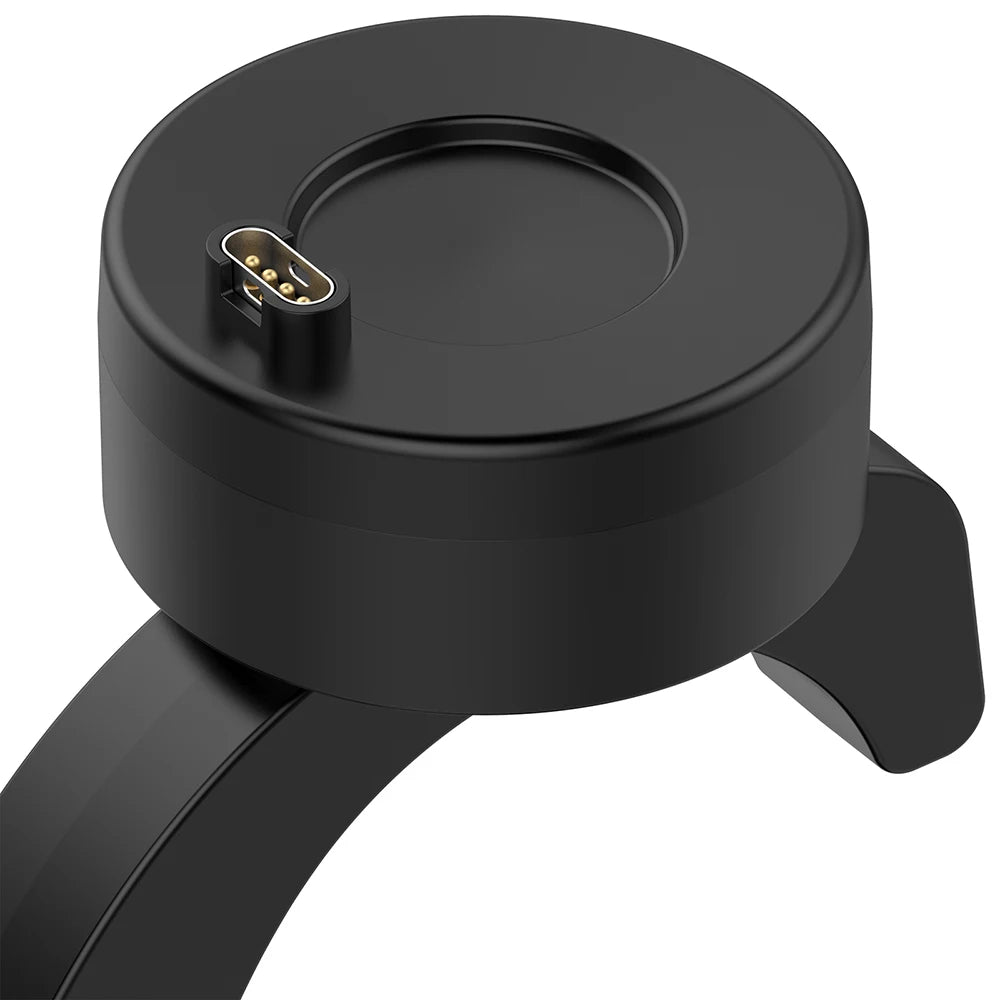 Charger for Garmin Fenix 8 Charging Dock Fenix E/7/ 6 Plus/ 5 Pro, Vivoactive 6/ 4s, Instinct 2X/ 3 Solar, Venu Sq Music/ 3/ 3S - Clear Quartz Market