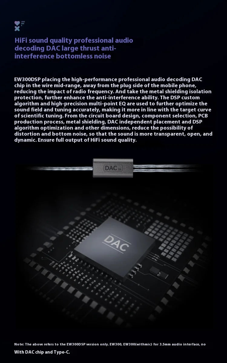 SIMGOT EW300 Gaming Earphones Wired In Ear HiFi DSP 1DD+1PLANAR+1PZT Anti Interference Monitor Headphones PC Esports Earbuds