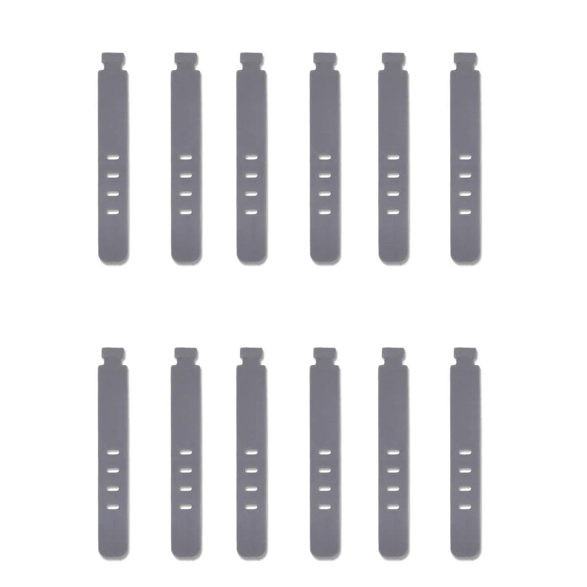 4/12/20PCS Cable Organizer Ties Clip Charger Cord Management Silicone Wire Manager Mouse Charging Cable Data Line Winder Straps - Clear Quartz Market