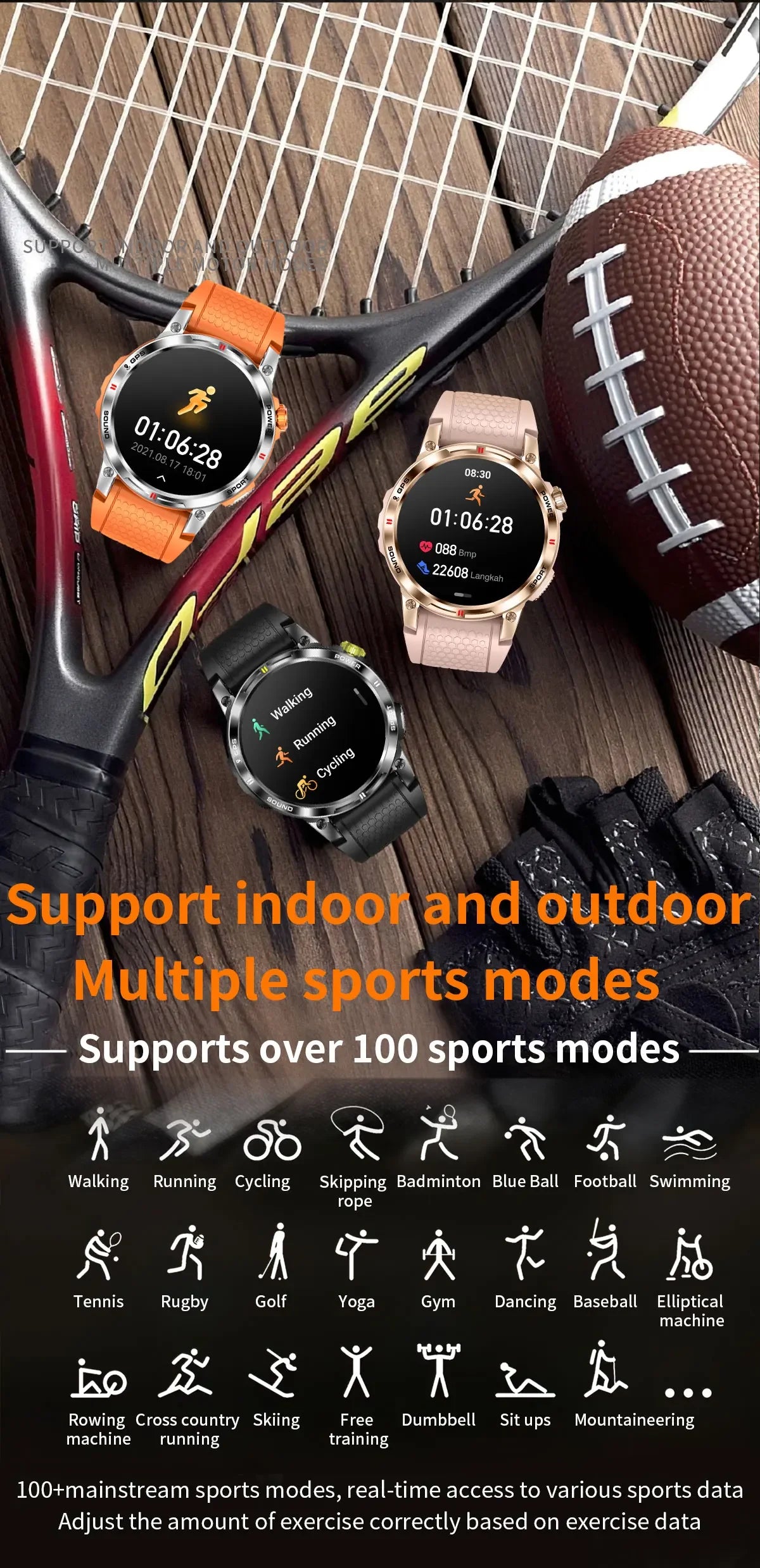 2025New GPS Bluetooth Call Smart Watch Men AMOLED HD Screen Heart Rate IP68 Waterproof Outdoor Sports Smartwatch For Android iOS