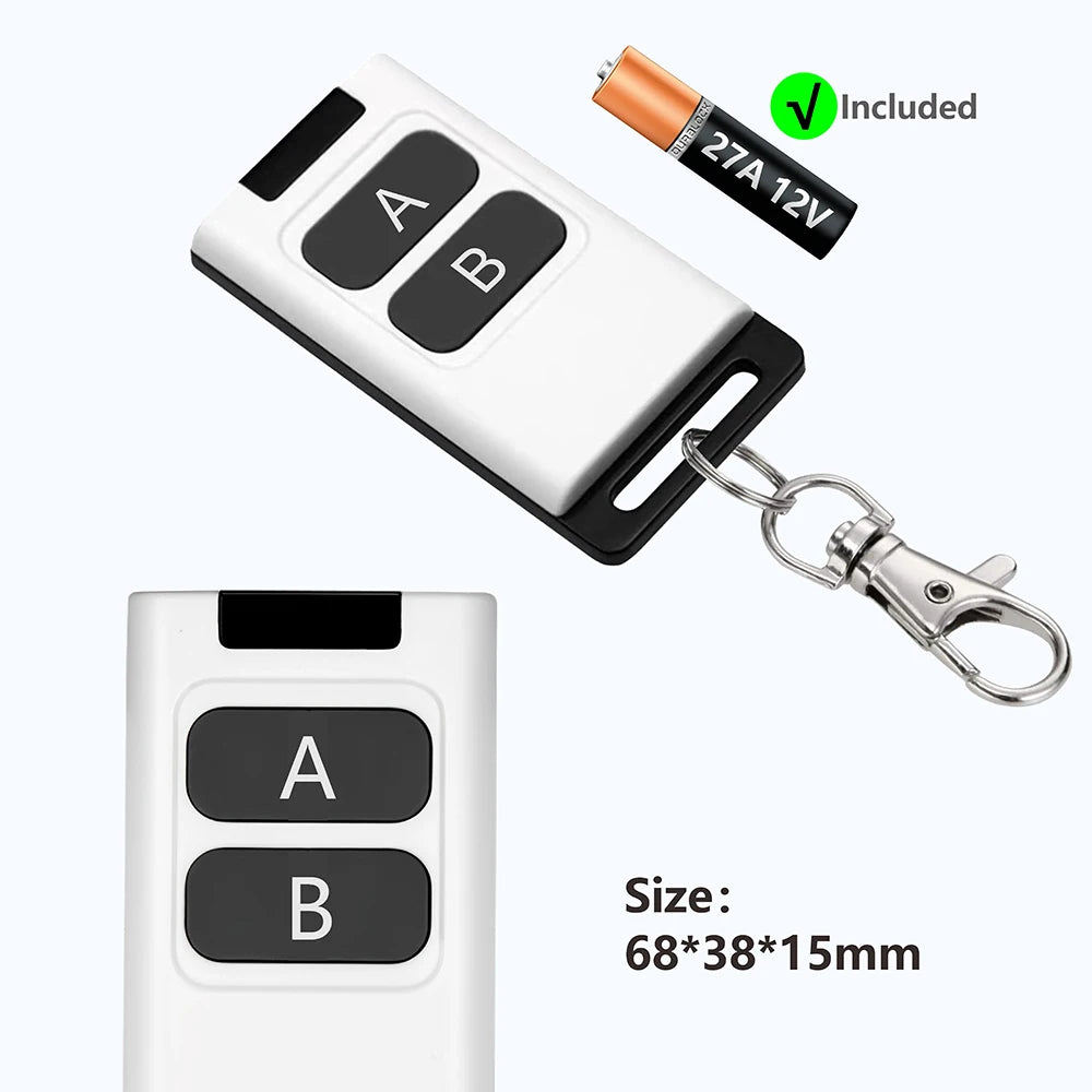 Tuya WiFi Smart Switch DC 12V 24V 2Channels Dry Contact Relay Receiver Wireless Remote Control Switch work with Smart Life,Alexa