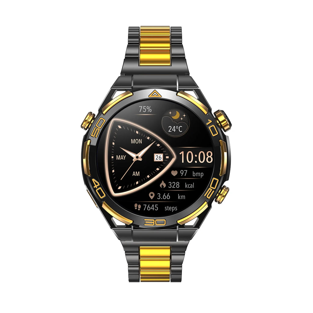 Blackview W90 Pro Smartwatch 1.43" AMOLED Display,Bluetooth Calling,Heart Rate Monitor, 900mAh/ 20Days Standby,Men's Smartwatch