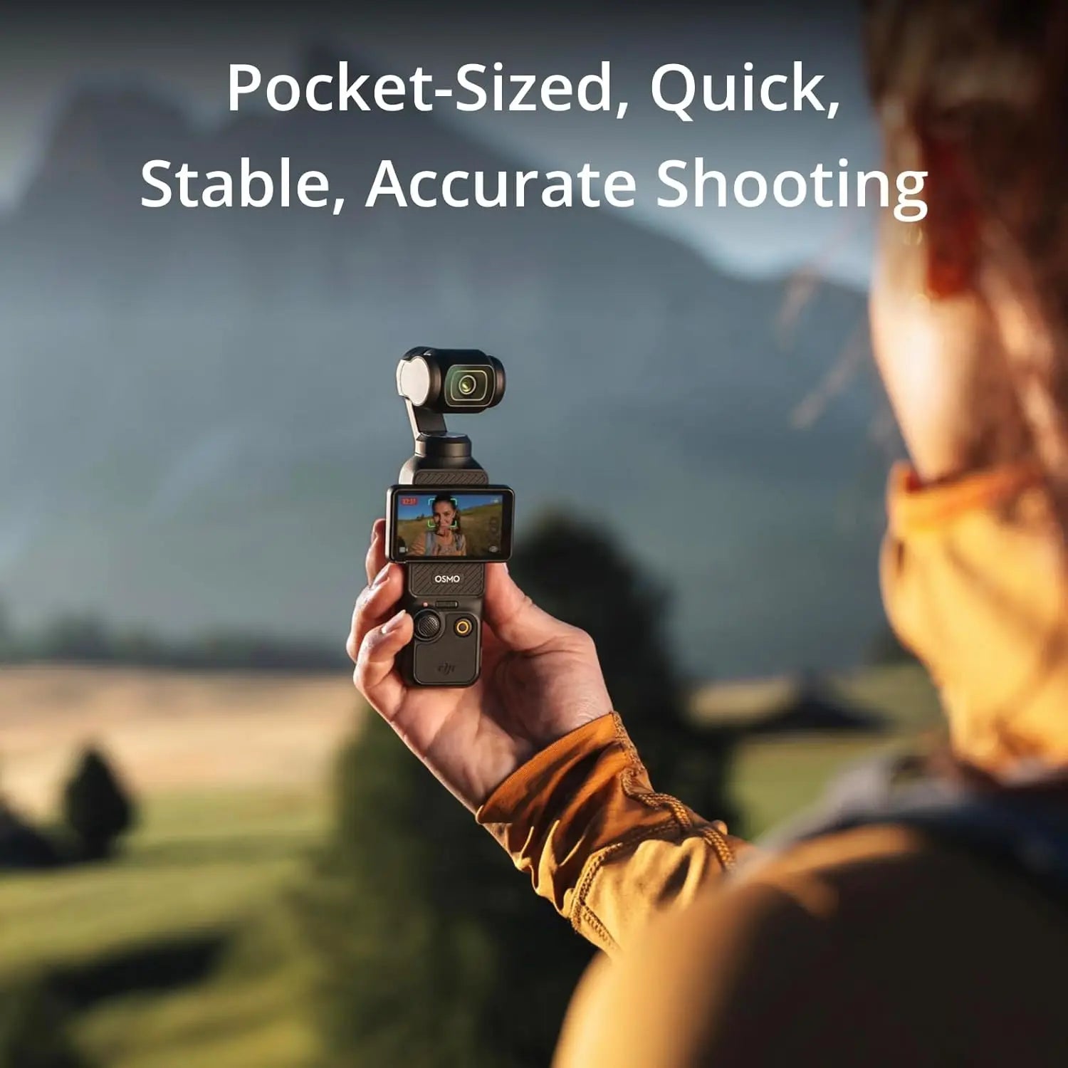 DJI Osmo Pocket 3 Vlogging Camera with 1'' CMOS&4K/120fps Video Face/Object Tracking 2" Rotatable Touchscreen Small Video Camera