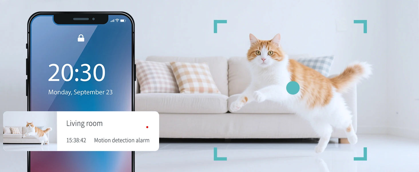 2025 Security Camera 4K Mini WiFi Monitor wireless smart Remote Motion Detecting Surveillance safety Protection Indoor detection