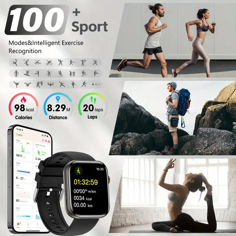 For IOS Watch Series 11 Men Women Smart Watch GPS Trajectory Bracelet AMOLED Display Bluetooth Call Sport Waterproof Smart Watch