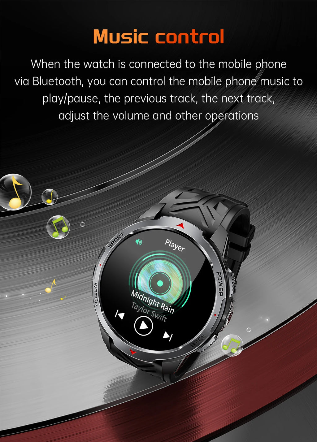 LIGE 1.7“ HD Screen LED Flashlight Outdoor Sports Smart Watch 2025 New 1100mAh Battery Compass 3ATM Waterproof SmartWatch Men