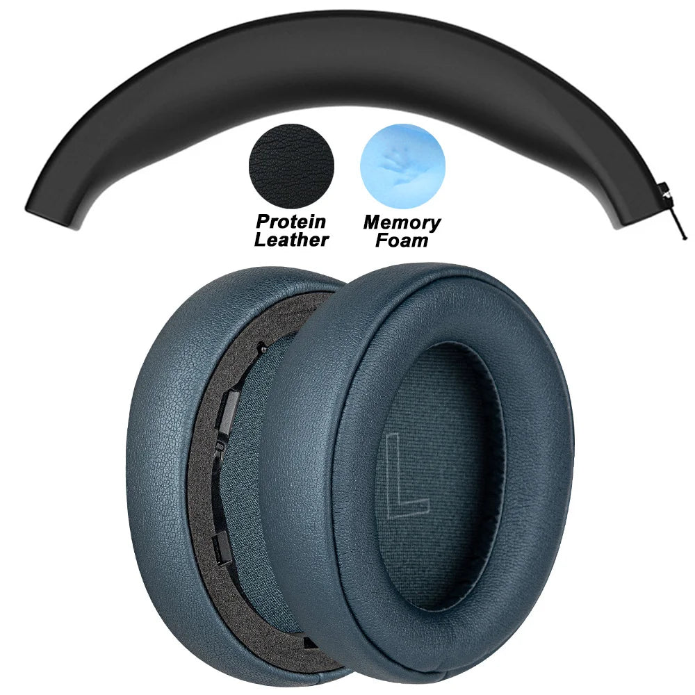 Earphone pads For Anker Soundcore Life Q30 Q35 replacement pink Earpads headphones Earmuffs Mesh Memory Covers Sponge  Protein